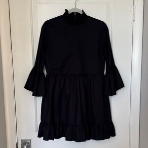Alice + Olivia Black Long Sleeve Dress